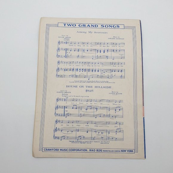 Wonder When My Babys Coming Home 1942 Vintage Sheet Music Piano Goell Kent - Picture 4 of 4